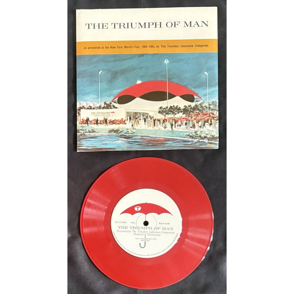 Vintage The Triumph Of Man RCA 1964-65 Red Vinyl 7” Original Owner Ex Condition
